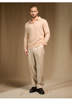 Perfect Cashmere Kaszmirowy sweter "Spencer" w kolorze pomarańczowym ze sklepu Limango Polska w kategorii Swetry męskie - zdjęcie 188881982