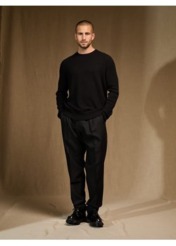 Perfect Cashmere Kaszmirowy sweter "Steven" w kolorze czarnym ze sklepu Limango Polska w kategorii Swetry męskie - zdjęcie 188881992