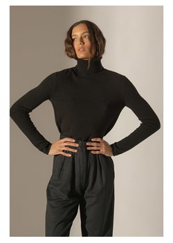 Perfect Cashmere Kaszmirowy golf "Ashley" w kolorze czarnym ze sklepu Limango Polska w kategorii Swetry damskie - zdjęcie 188882141