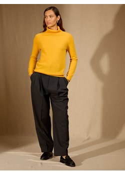 Perfect Cashmere Kaszmirowy golf "Carrick" w kolorze żółtym ze sklepu Limango Polska w kategorii Swetry damskie - zdjęcie 188882203