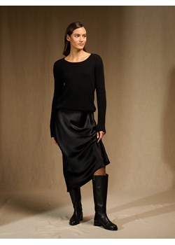 Perfect Cashmere Kaszmirowy sweter "Cobie" w kolorze czarnym ze sklepu Limango Polska w kategorii Swetry damskie - zdjęcie 188882214