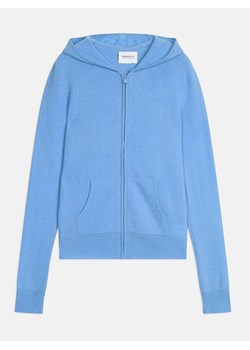 Perfect Cashmere Kaszmirowa bluza "Emma" w kolorze błękitnym ze sklepu Limango Polska w kategorii Bluzy damskie - zdjęcie 188882324