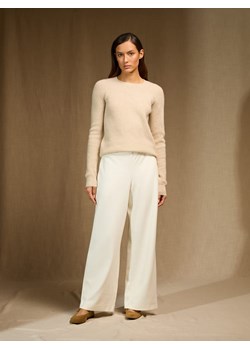 Perfect Cashmere Kaszmirowy sweter "Eugenia" w kolorze kremowym ze sklepu Limango Polska w kategorii Swetry damskie - zdjęcie 188882352