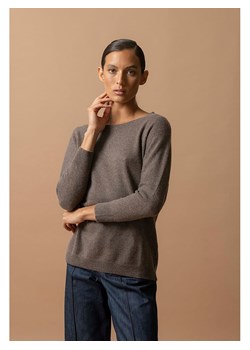Perfect Cashmere Kaszmirowy sweter "Molly" w kolorze szarobrązowym ze sklepu Limango Polska w kategorii Swetry damskie - zdjęcie 188882641