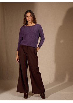 Perfect Cashmere Kaszmirowy sweter "Molly" w kolorze fioletowym ze sklepu Limango Polska w kategorii Swetry damskie - zdjęcie 188882652