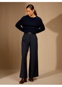 Perfect Cashmere Kaszmirowy sweter "Oceane" w kolorze granatowym ze sklepu Limango Polska w kategorii Swetry damskie - zdjęcie 188882672