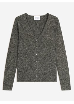 Perfect Cashmere Kaszmirowy kardigan "Paige" w kolorze szarym ze sklepu Limango Polska w kategorii Swetry damskie - zdjęcie 188882704