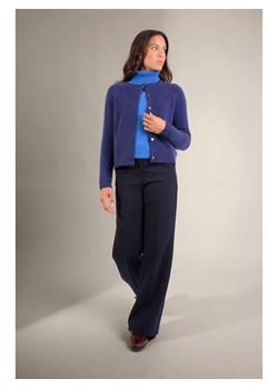Perfect Cashmere Kaszmirowy kardigan "Rabten" w kolorze niebieskim ze sklepu Limango Polska w kategorii Swetry damskie - zdjęcie 188882733