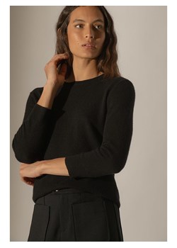 Perfect Cashmere Kaszmirowy sweter "Vanessa" w kolorze czarnym ze sklepu Limango Polska w kategorii Swetry damskie - zdjęcie 188882843