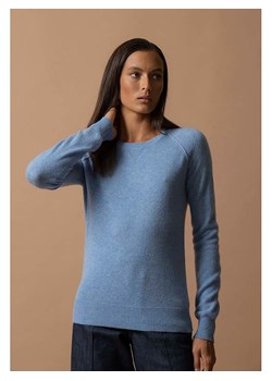 Perfect Cashmere Kaszmirowy sweter "Wilma" w kolorze błękitnym ze sklepu Limango Polska w kategorii Swetry damskie - zdjęcie 188882883