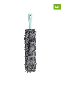 Vigar Miotełki do kurzu (2 szt.) w kolorze szaro-turkusowym z mikrofibry - 7 x 52 cm ze sklepu Limango Polska w kategorii Akcesoria kuchenne - zdjęcie 188883072