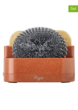 Vigar 3-częściowy zestaw "Rengø" w kolorze pomarańczowym - 12,5 x 9,5 x 8,5 cm ze sklepu Limango Polska w kategorii Akcesoria kuchenne - zdjęcie 188883390