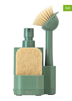 Vigar 3-częściowy zestaw "Rengø" w kolorze zielonym - 12 x 24,5 x 10 cm ze sklepu Limango Polska w kategorii Akcesoria kuchenne - zdjęcie 188883400