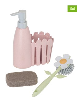 Vigar 3-częściowy organizer "Florganic" w kolorze jasnoróżowym ze sklepu Limango Polska w kategorii Akcesoria kuchenne - zdjęcie 188883513