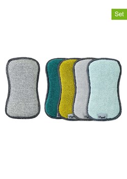 Vigar Gąbki (5 szt.) "Rengø" w kolorze szaro-zielono-miętowym - 15 x 8,5 cm ze sklepu Limango Polska w kategorii Akcesoria kuchenne - zdjęcie 188883631