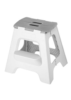 Vigar Hocker w kolorze biało-szarym - wys. 40 cm ze sklepu Limango Polska w kategorii Pufy i siedziska - zdjęcie 188883753