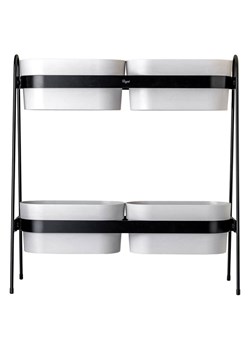 Vigar Regał "Urban garden" w kolorze czarnym na rośliny - 72 x 75 x 30 cm ze sklepu Limango Polska w kategorii Doniczki i osłonki - zdjęcie 188883973