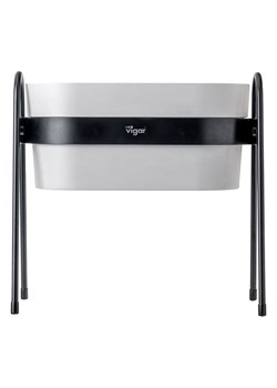 Vigar Regał "Urban garden" w kolorze czarnym na rośliny - 38 x 36 x 19 cm ze sklepu Limango Polska w kategorii Doniczki i osłonki - zdjęcie 188883993