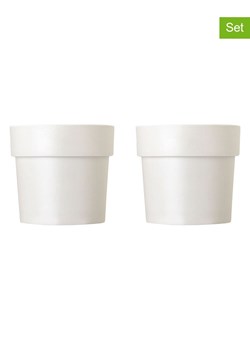 Vigar Doniczki (2 szt.) "Urban garden" w kolorze szarym - wys. 16 x Ø 17,5 cm ze sklepu Limango Polska w kategorii Doniczki i osłonki - zdjęcie 188884073