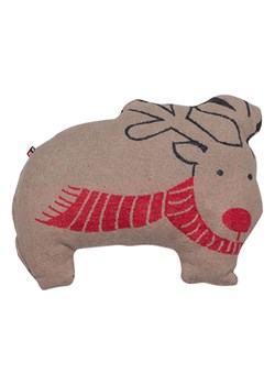 David Fussenegger Poduszka "Reindeer with scarf" w kolorze jasnobrązowym ze sklepu Limango Polska w kategorii Poduszki dekoracyjne - zdjęcie 188884222