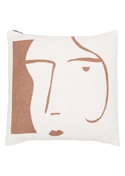 David Fussenegger Poszewka "Nova" w kolorze biało-jasnobrązowym na poduszkę ze sklepu Limango Polska w kategorii Poduszki dekoracyjne - zdjęcie 188884240