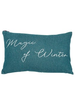 David Fussenegger Poszewka "Diva - Magic of Winter" w kolorze turkusowym na poduszkę ze sklepu Limango Polska w kategorii Poduszki dekoracyjne - zdjęcie 188884322