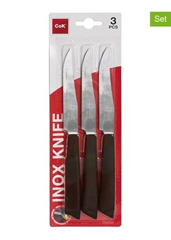 CEGECO Noże (3 szt.) w kolorze brązowym do steków ze sklepu Limango Polska w kategorii Sztućce - zdjęcie 188884521