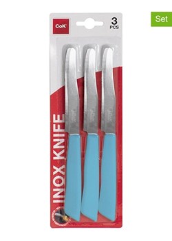 CEGECO Noże (3 szt.) w kolorze błękitnym ze sklepu Limango Polska w kategorii Sztućce - zdjęcie 188884522