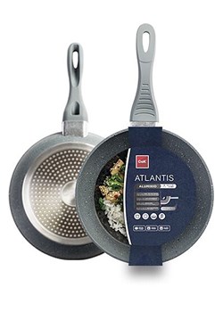CEGECO Patelnia "Atlantis" w kolorze szarym - Ø 26 cm ze sklepu Limango Polska w kategorii Garnki - zdjęcie 188884534