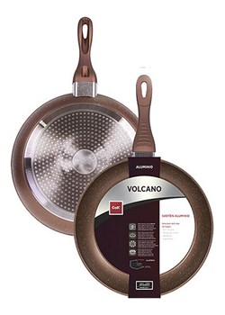 CEGECO Patelnia "Volcano" w kolorze brązowym - Ø 28 cm ze sklepu Limango Polska w kategorii Garnki - zdjęcie 188884542
