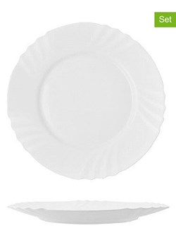 CEGECO Talerzyki deserowe (2 szt.) "Nilo" w kolorze białym - Ø 20 cm ze sklepu Limango Polska w kategorii Naczynia - zdjęcie 188884564