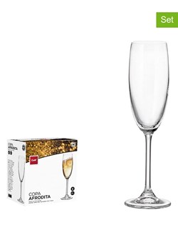 CEGECO Kieliszki (6 szt.) "Afrodita" do prosecco - 210 ml ze sklepu Limango Polska w kategorii Naczynia - zdjęcie 188884614
