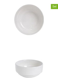CEGECO Miski (2 szt.) w kolorze białym - Ø 6 cm ze sklepu Limango Polska w kategorii Naczynia - zdjęcie 188884620