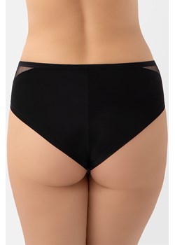 Gorsenia B002 Lilu brazyliany wysokie z haftem czarny ze sklepu kontri.pl w kategorii Majtki damskie - zdjęcie 188884684