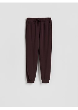 Reserved - Joggery z modalem - ciemnofioletowy ze sklepu Reserved w kategorii Spodnie damskie - zdjęcie 188885072