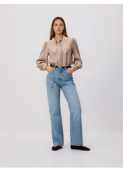 Reserved - Koszula z modalem - beżowy ze sklepu Reserved w kategorii Bluzki damskie - zdjęcie 188885173