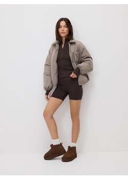 Reserved - Szorty typu kolarki - ciemnobrązowy ze sklepu Reserved w kategorii Szorty - zdjęcie 188885220