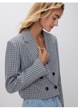 Reserved - Krótka marynarka w pepitkę - wielobarwny ze sklepu Reserved w kategorii Marynarki damskie - zdjęcie 188887131