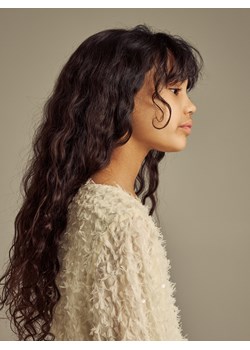 Reserved - Sukienka z cekinami - jasnożółty ze sklepu Reserved w kategorii Sukienki dziewczęce - zdjęcie 188887264