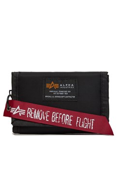 Portfel Alpha Industries Crew Wallet II 146940 03 Czarny ze sklepu eobuwie.pl w kategorii Portfele męskie - zdjęcie 188887871
