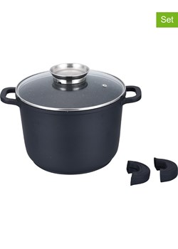 Laguiole 2-częściowy zestaw w kolorze czarnym - Ø 28 cm ze sklepu Limango Polska w kategorii Garnki - zdjęcie 188888100