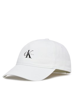Calvin Klein Czapka z daszkiem Monologo Printed Baseball Cap LV04K5027G Biały ze sklepu MODIVO w kategorii Czapki z daszkiem damskie - zdjęcie 188888911