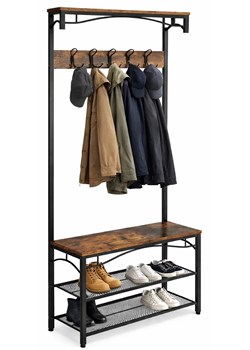 Wieszak Stojący Z Siedziskiem I Szafką Na Buty S1-H19 ze sklepu Edinos.pl w kategorii Zestawy mebli do przedpokoju - zdjęcie 188890262