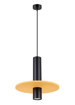 Żółta nowoczesna lampa wisząca z okrągłym kloszem -  M163-Zerpen ze sklepu Edinos.pl w kategorii Lampy wiszące - zdjęcie 188890272