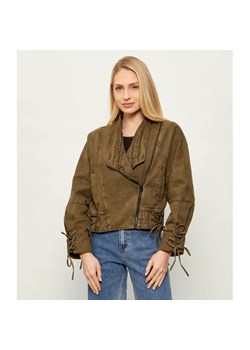 Desigual Jeansowa ramoneska CHAQ_NAYELI | Cropped Fit ze sklepu Gomez Fashion Store w kategorii Kurtki damskie - zdjęcie 188891021