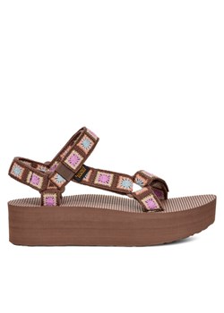 Teva Sandały Flatform Universal Crochet 1150210 Brązowy ze sklepu MODIVO w kategorii Sandały damskie - zdjęcie 188891143