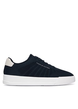Tommy Hilfiger Sneakersy Th Court Knit FM0FM05823 Granatowy ze sklepu MODIVO w kategorii Buty sportowe męskie - zdjęcie 188891153