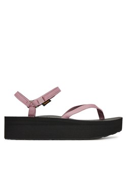 Teva Sandały Flatform Slim 1164630 Różowy ze sklepu MODIVO w kategorii Sandały damskie - zdjęcie 188891243