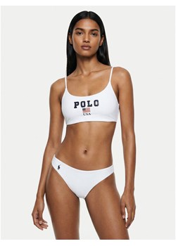 Polo Ralph Lauren Góra od bikini 21612454 Biały ze sklepu MODIVO w kategorii Stroje kąpielowe - zdjęcie 188891290