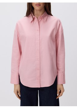 Reserved - Koszula z bawełny oxford - różowy ze sklepu Reserved w kategorii Koszule damskie - zdjęcie 188893443